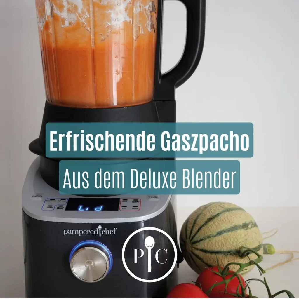 Der Deluxe Blender Gaspacho zum zerkleinern von Früchten und Obst