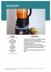 Deluxe Blender mit Melone und Tomate