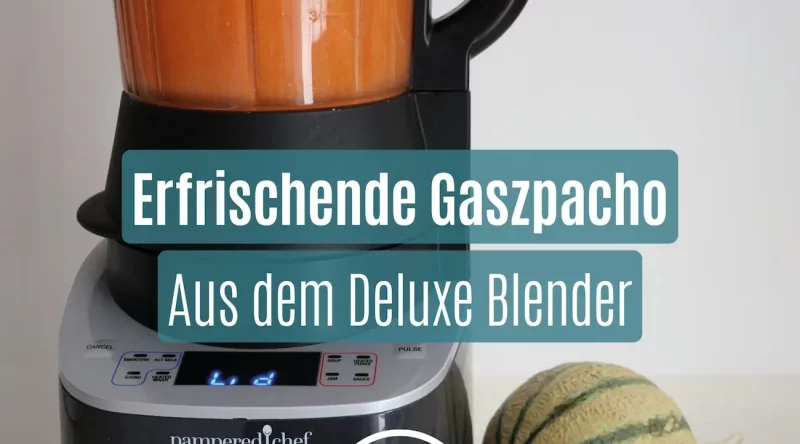 Der Deluxe Blender Gaspacho zum zerkleinern von Früchten und Obst